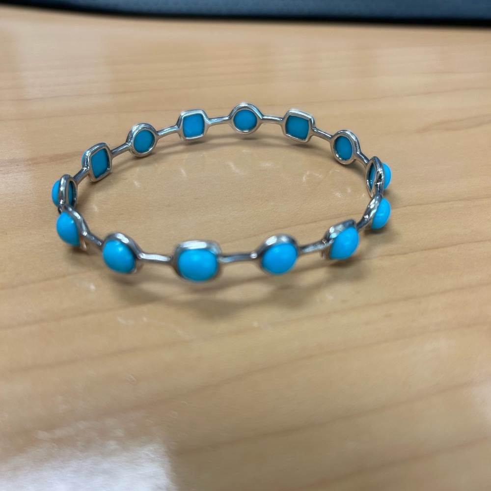 Ippolita 12-stone bangle in sterling silver